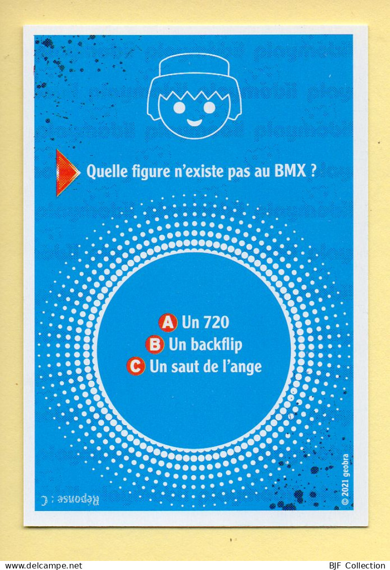 Carte Playmobil N° 14 / Football / Jules / Le Monde Du Sport / Carrefour Market - Other & Unclassified