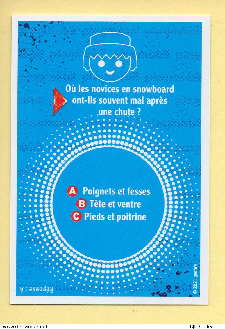 Carte Playmobil N° 15 / Arbitre / COUP FRANC / Le Monde Du Sport / Carrefour Market - Otros & Sin Clasificación