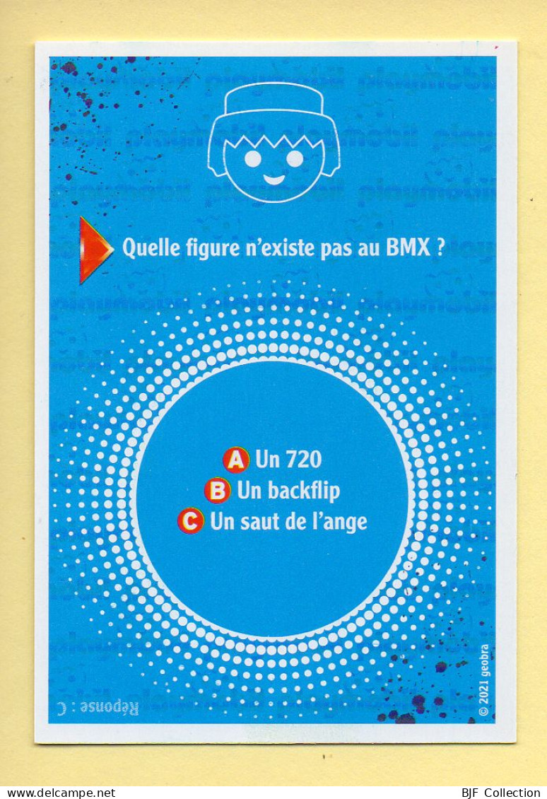 Carte Playmobil N° 38 / Fitness / Inès / Le Monde Du Sport / Carrefour Market - Andere & Zonder Classificatie