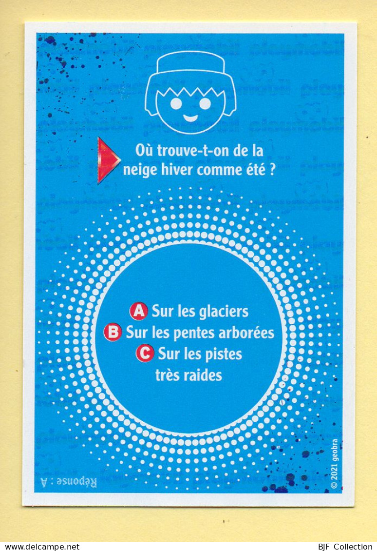 Carte Playmobil N° 45 / Habileté / POISSON / Le Monde Du Sport / Carrefour Market - Autres & Non Classés