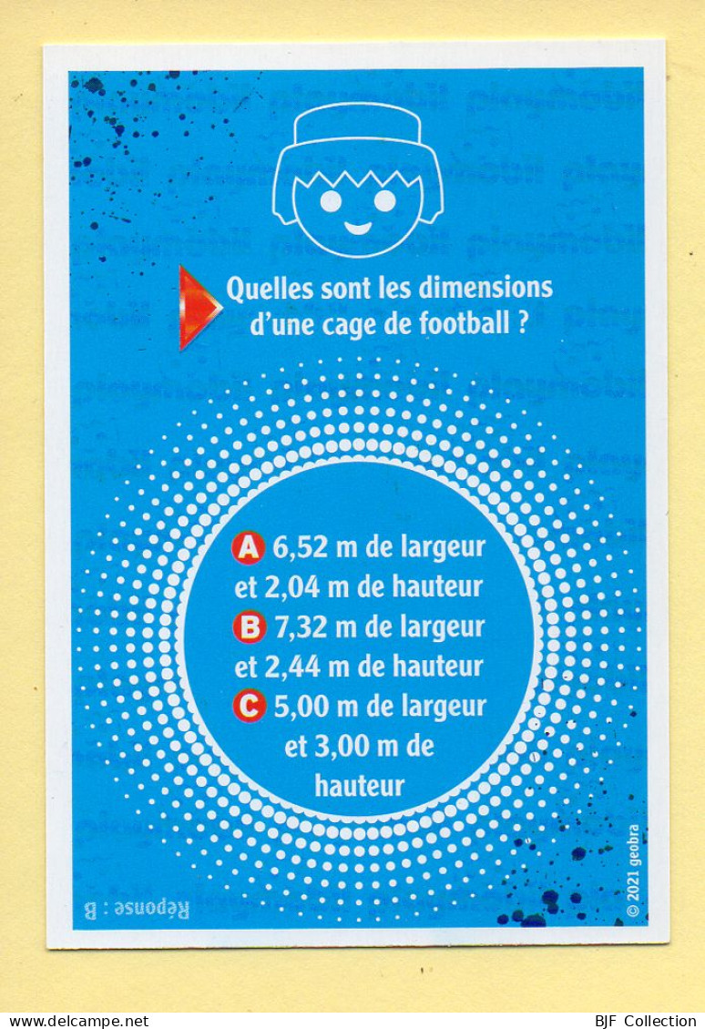 Carte Playmobil N° 48 / Kitesurf / Liam / Le Monde Du Sport / Carrefour Market - Andere & Zonder Classificatie