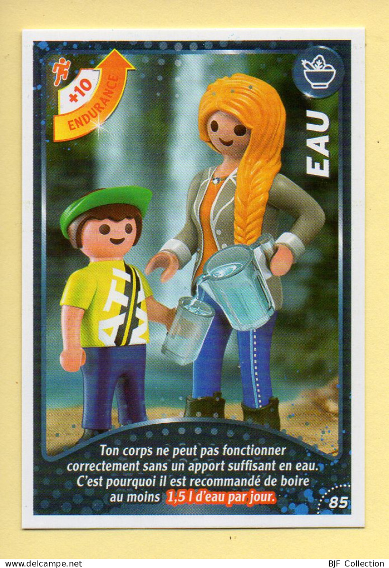 Carte Playmobil N° 85 / Endurance / EAU / Le Monde Du Sport / Carrefour Market - Andere & Zonder Classificatie