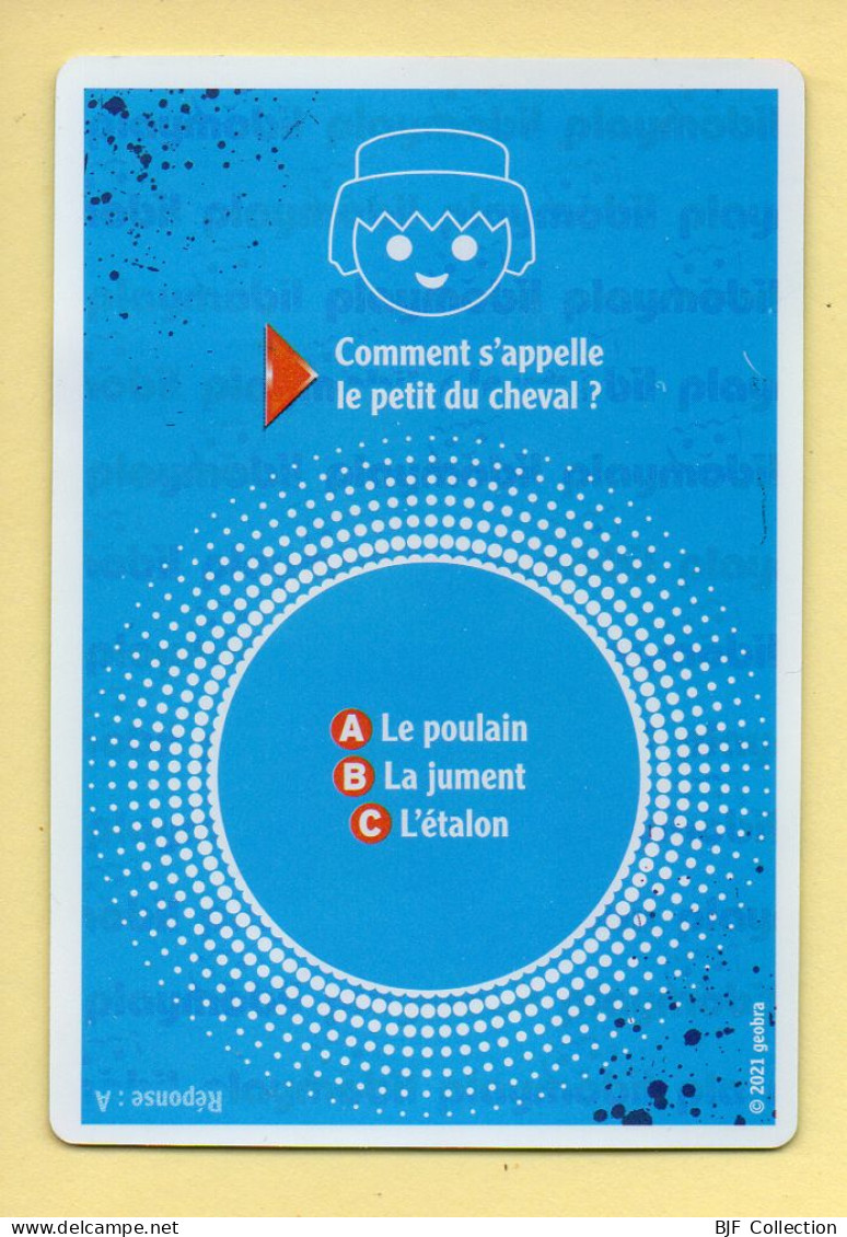 Carte Playmobil N° 33 / 3D / Golf / Alexa / Le Monde Du Sport / Carrefour Market - Other & Unclassified