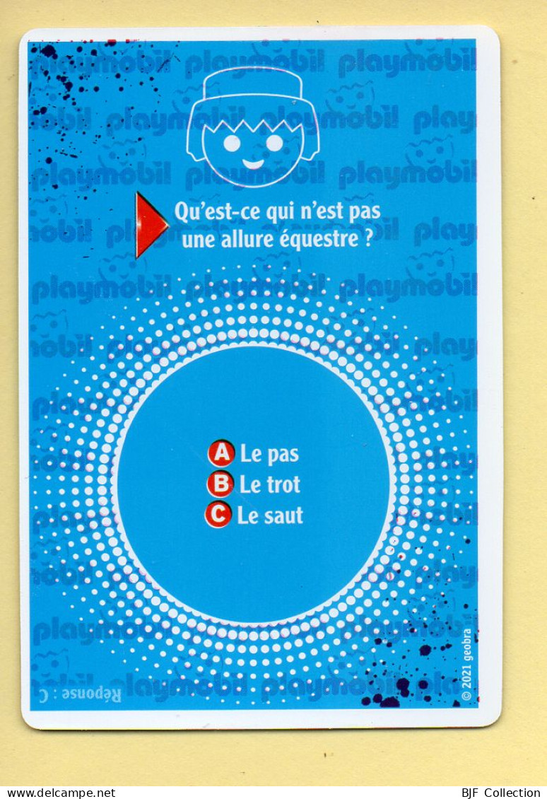 Carte Playmobil N° 38 / 3D / Fitness / Inès / Le Monde Du Sport / Carrefour Market - Altri & Non Classificati