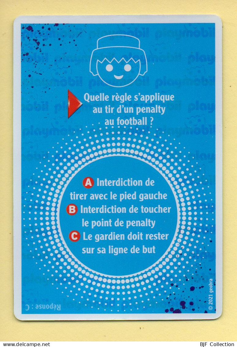 Carte Playmobil N° 47 / 3D / Paddle / Yuna / Le Monde Du Sport / Carrefour Market - Other & Unclassified