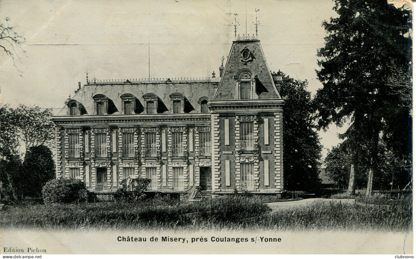 CPA  -  COULANGES-SUR-YONNE (ENV.) - CHATEAU DE MISERY - Coulanges Sur Yonne