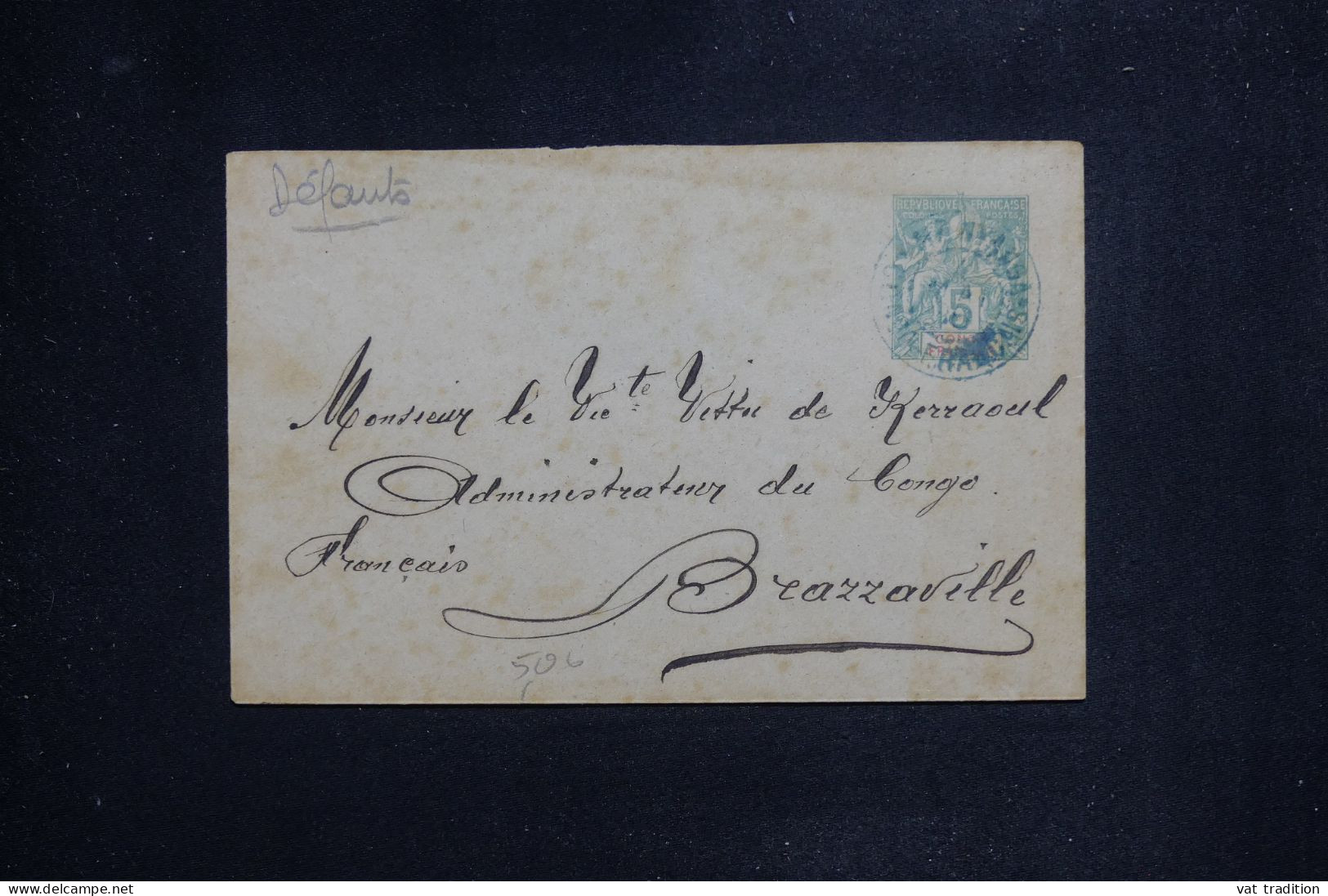 CONGO - Entier Postal Type Groupe Pour Brazzaville - L 151748 - Briefe U. Dokumente