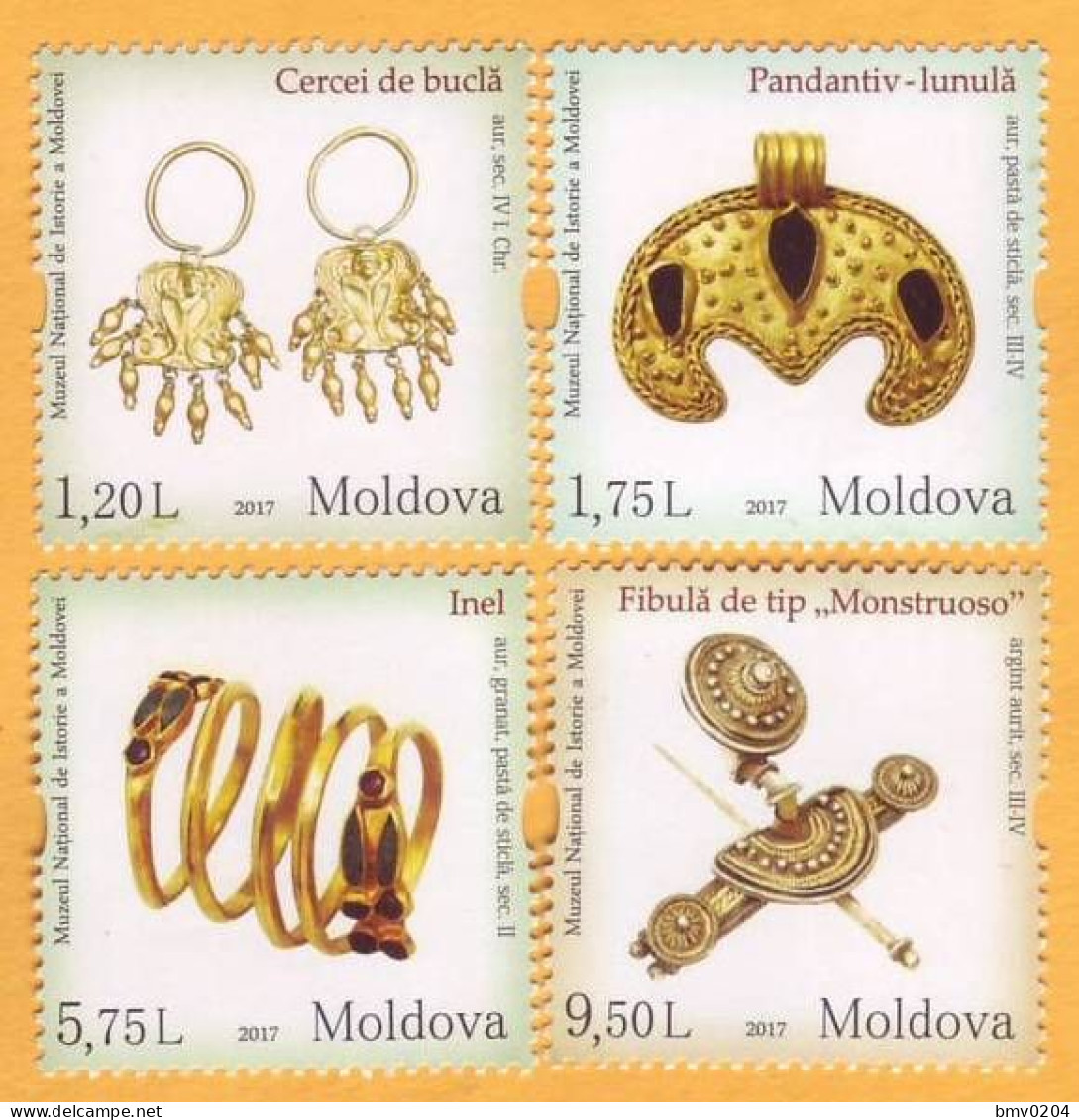 2017 Moldova Moldavie Moldau. "Ancient Vestiges Of The Treasure Of The Republic Of Moldova." 1v Mint - Moldavie