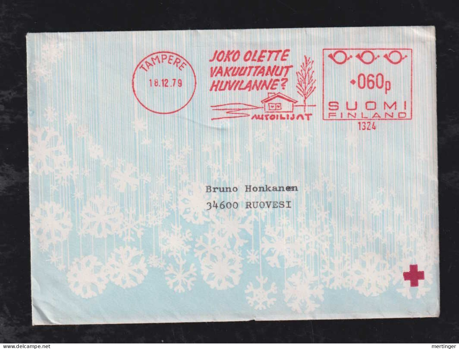 Finnland Finland 1979 Meter Cover TAMPERE X RUOVESI - Storia Postale