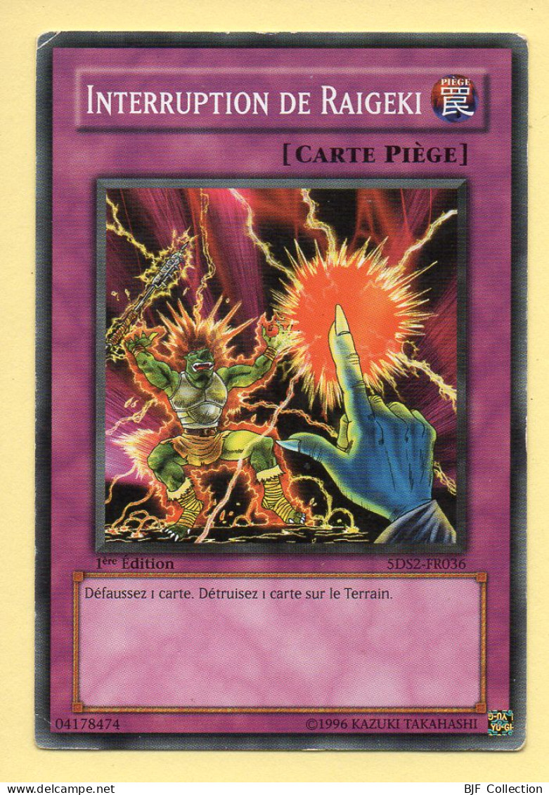 Yu-Gi-Oh! - INTERRUPTION DE RAIGEKI (5DS2-FR036) 1ère Edition  - Yu-Gi-Oh