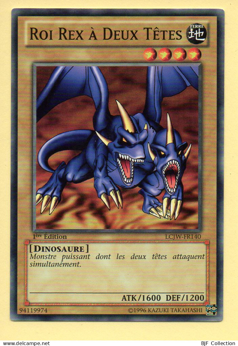 Yu-Gi-Oh! - ROI REX A DEUX TETES (LCJW-FR140) 1ère Edition  - Yu-Gi-Oh