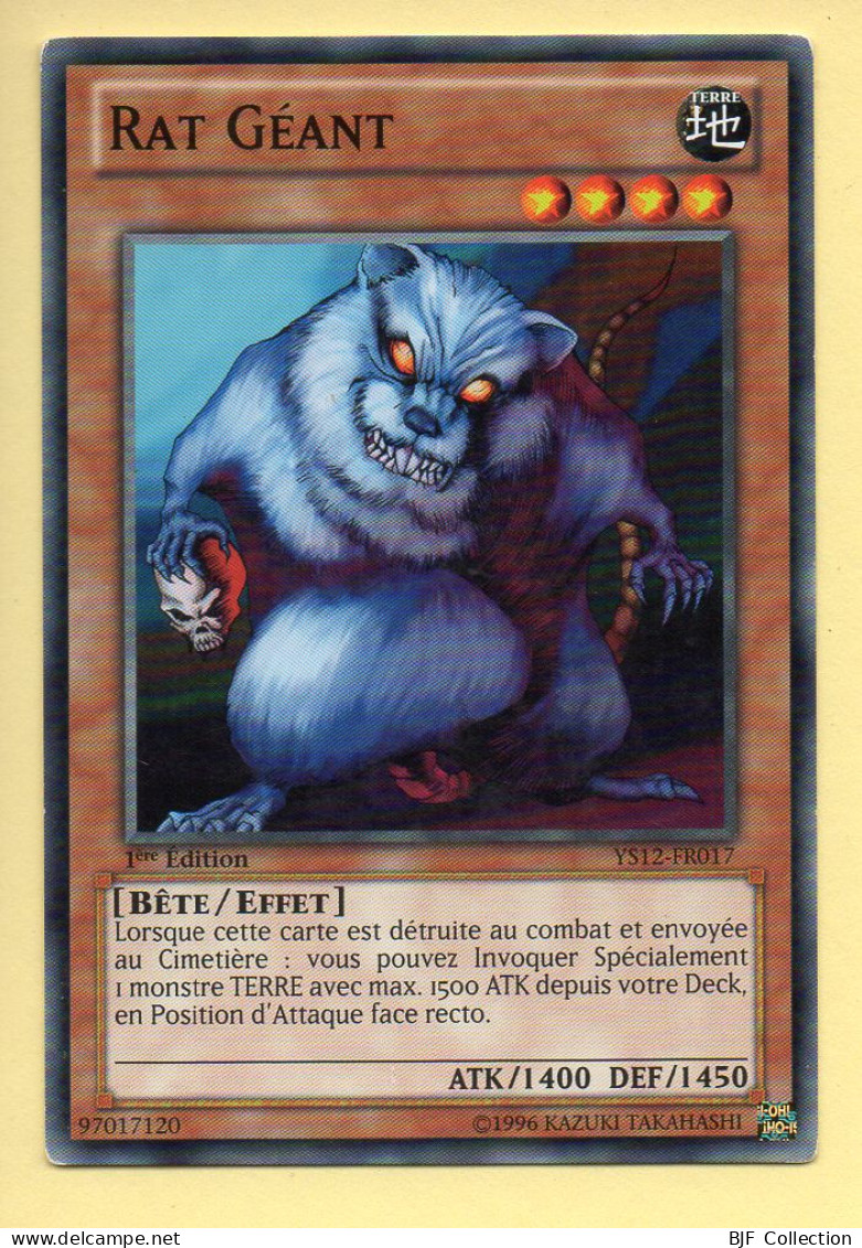 Yu-Gi-Oh! - RAT GEANT (YS12-FR017) 1ère Edition - Yu-Gi-Oh