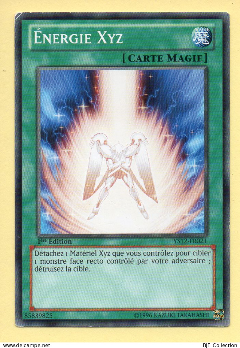 Yu-Gi-Oh! - ENERGIE XYZ (YS12-FR021) 1ère Edition - Yu-Gi-Oh