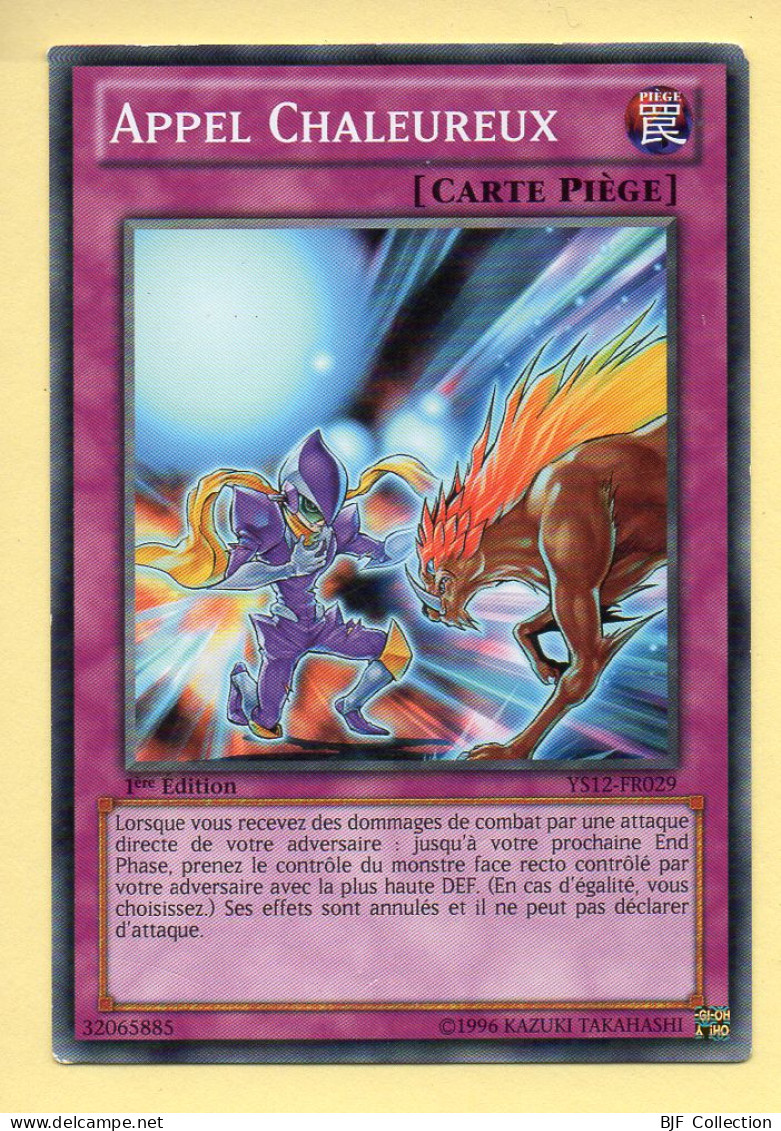 Yu-Gi-Oh! - APPEL CHALEUREUX (YS12-FR029) 1ère Edition - Yu-Gi-Oh