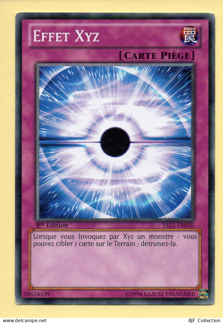 Yu-Gi-Oh! - EFFET XYZ (YS12-FR030) 1ère Edition - Yu-Gi-Oh