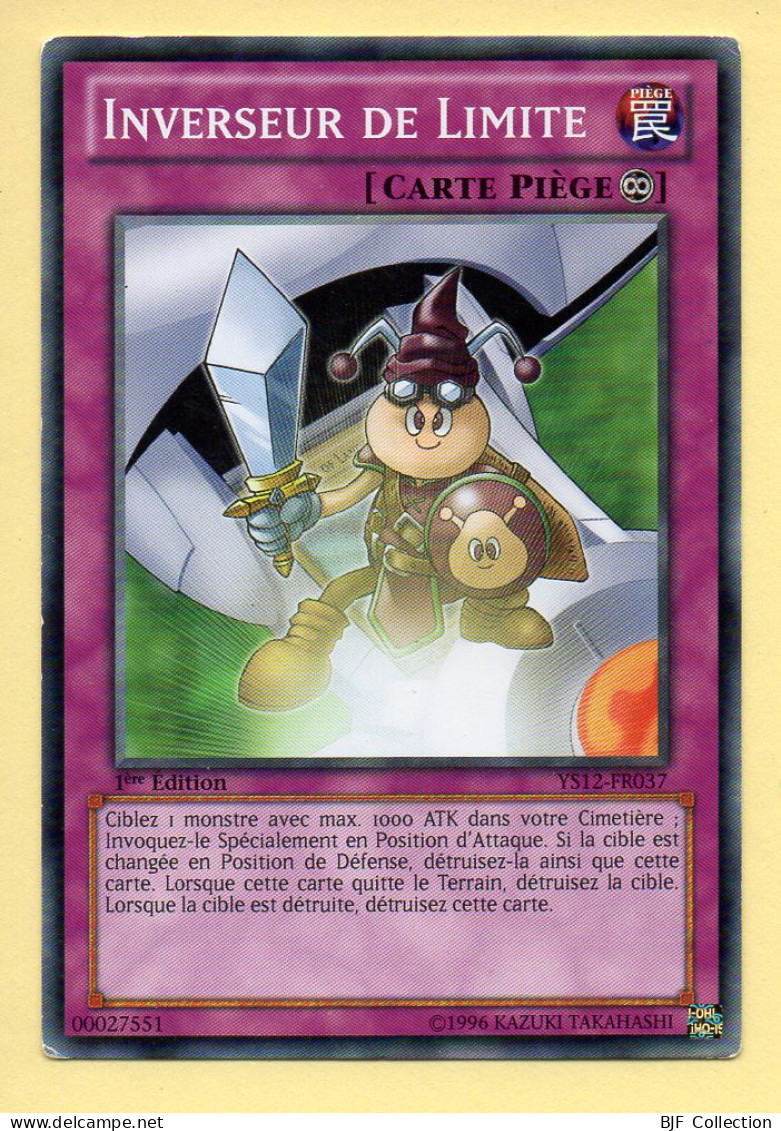 Yu-Gi-Oh! - INVERSEUR DE LIMITE (YS12-FR037) 1ère Edition - Yu-Gi-Oh