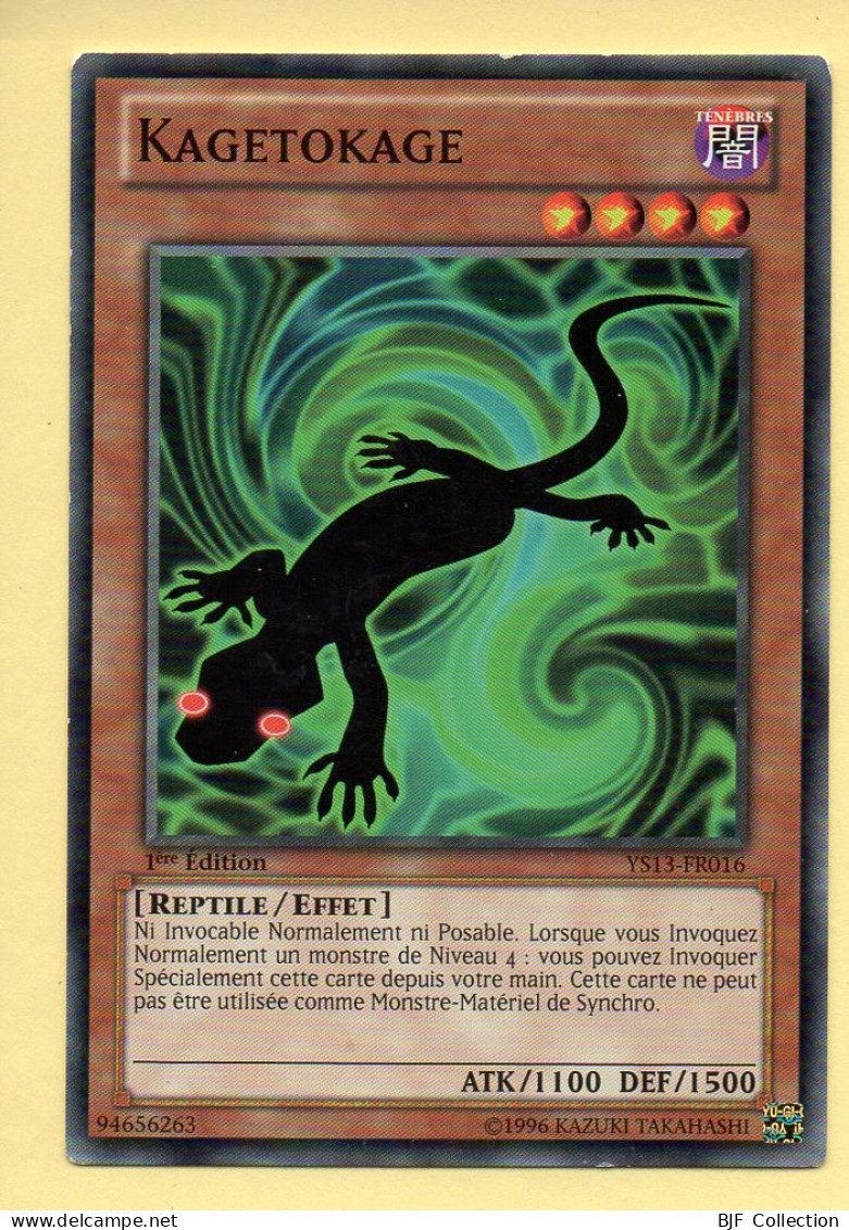 Yu-Gi-Oh! - KAGETOKAGE (YS13-FR016) 1ère Edition - Yu-Gi-Oh