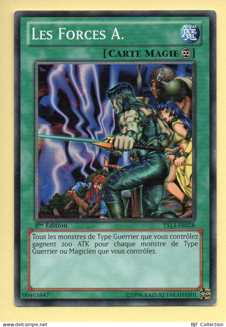 Yu-Gi-Oh! - LES FORCES A. (YS13-FR028) 1ère Edition - Yu-Gi-Oh