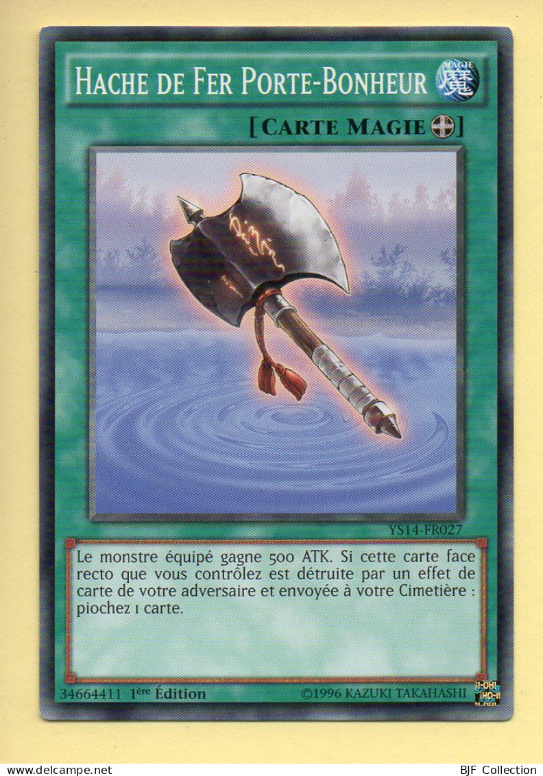 Yu-Gi-Oh! - HACHE DE FER PORTE-BONHEUR (YS14-FR027) 1ère Edition - Yu-Gi-Oh