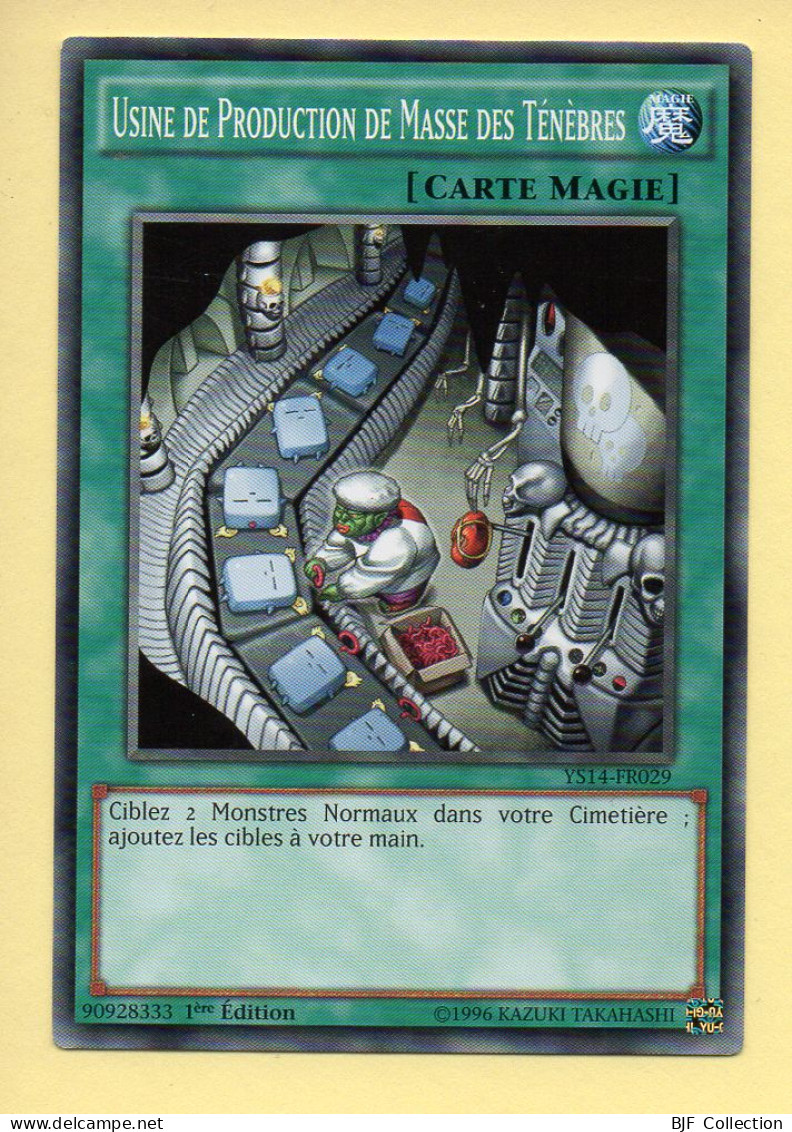 Yu-Gi-Oh! - USINE DE PRODUCTION DE MASSES DES TENEBRES (YS14-FR029) 1ère Edition - Yu-Gi-Oh