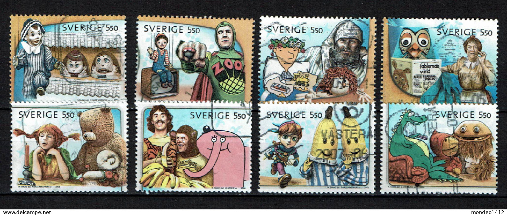 Sweden 2006 - Children Television, Télé Pour Enfants - Used - Used Stamps