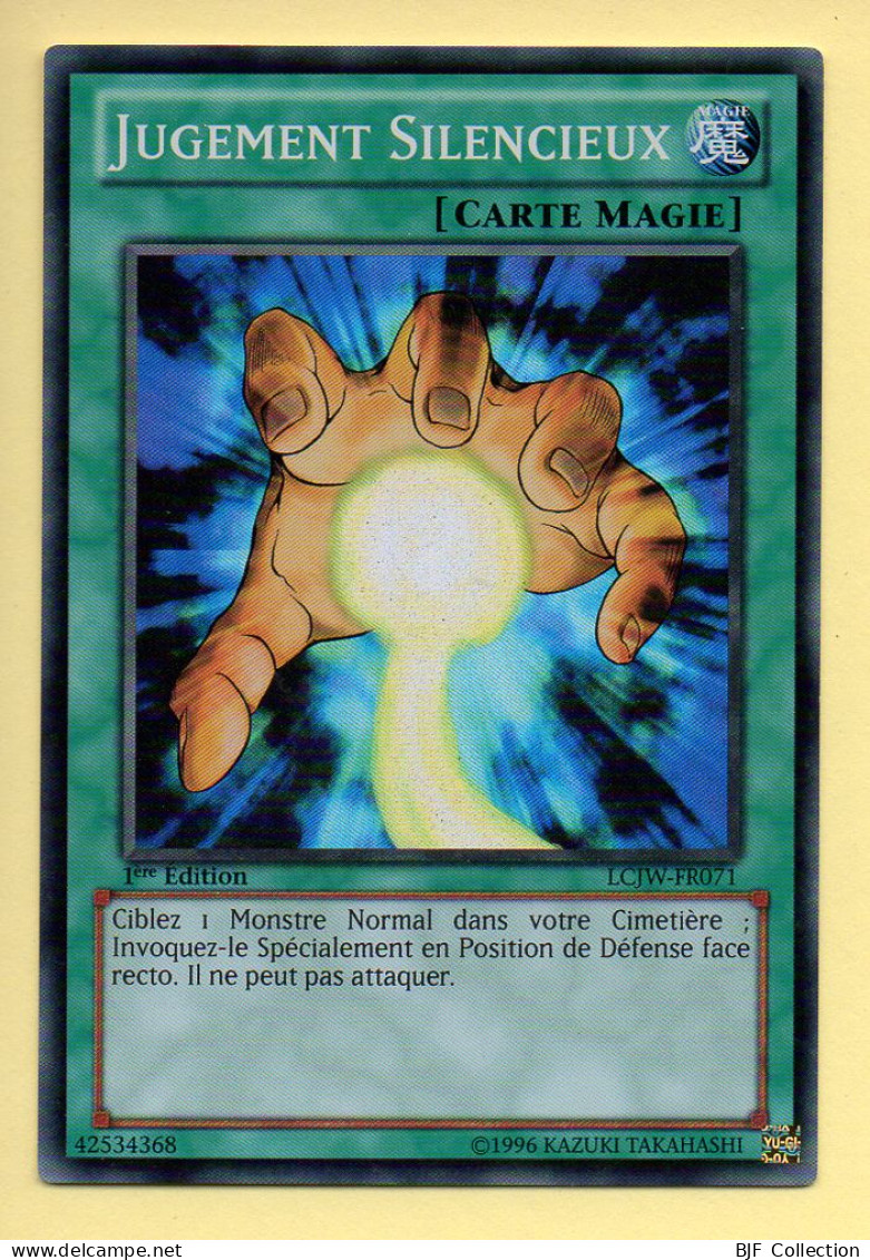 Yu-Gi-Oh! - JUGEMENT SILENCIEUX (LCJW-FR071) 1ère Edition (Super Rare) - Yu-Gi-Oh