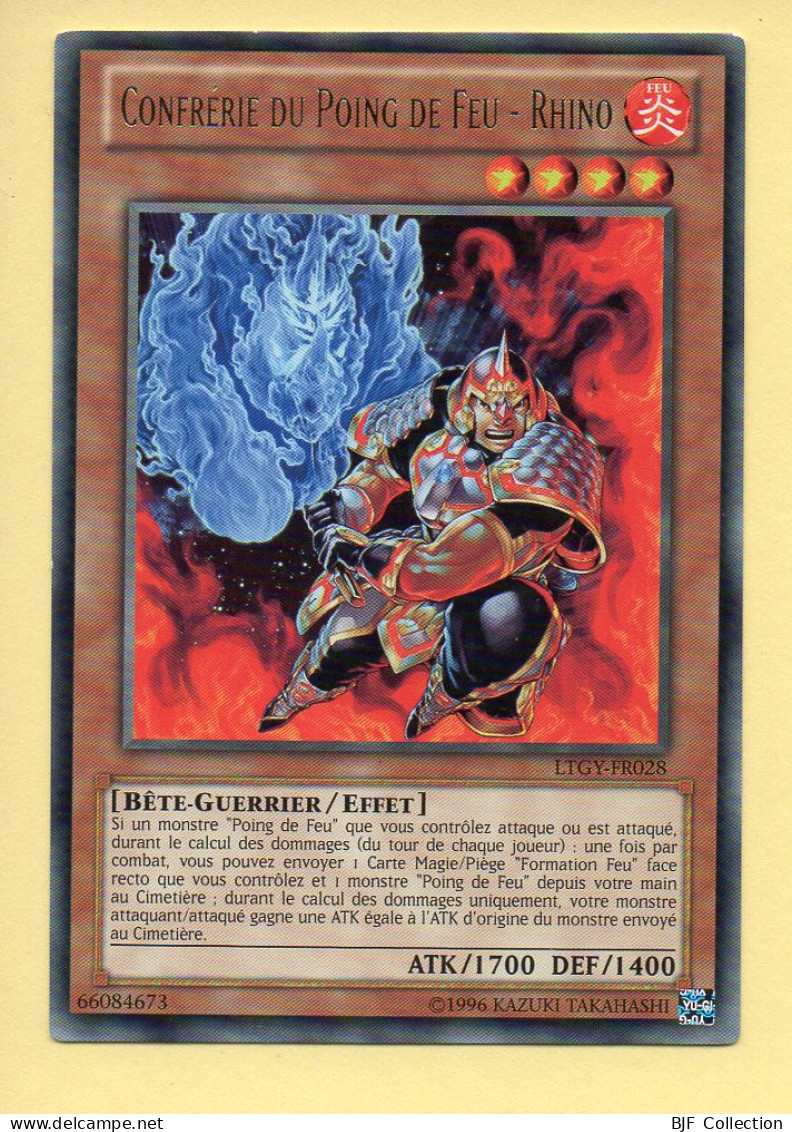 Yu-Gi-Oh! - CONFRERIE DU POING DE FEU – RHINO (LTGY-FR028) (Rare) - Yu-Gi-Oh