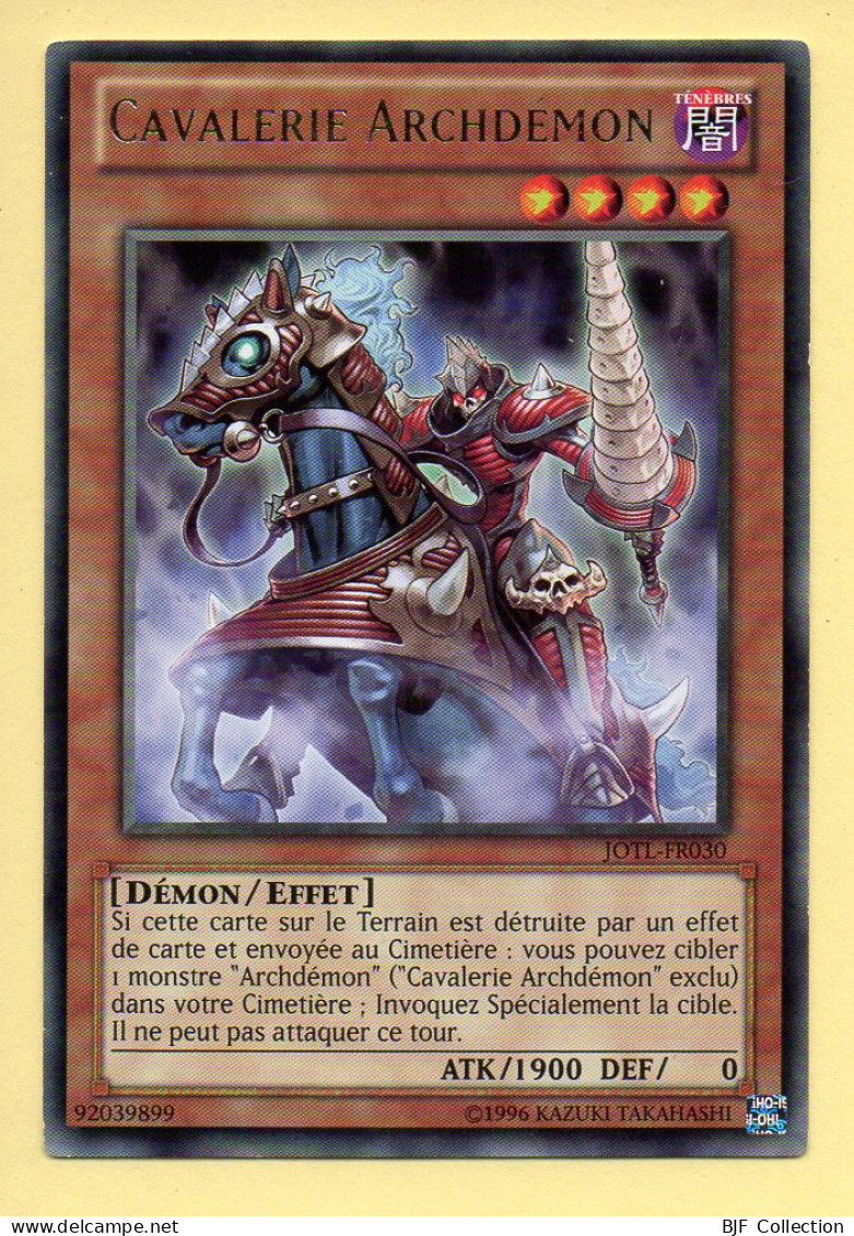 Yu-Gi-Oh! - CAVALERIE ARCHDEMON (JOTL-FR030) (Rare) - Yu-Gi-Oh