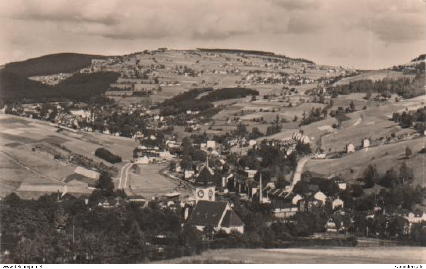 8219 - Klingenthal - Brunndöbra Mit Aschberg - Ca. 1955 - Klingenthal