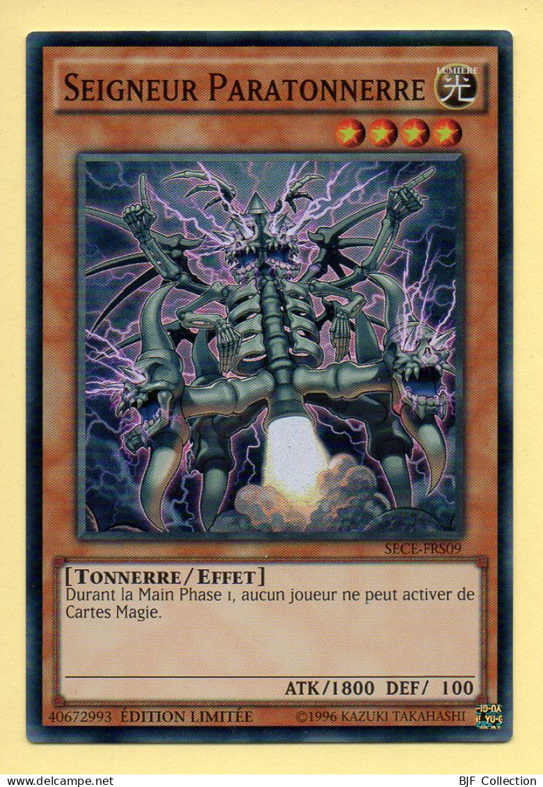 Yu-Gi-Oh! - SEIGNEUR PARATONNERRE (SECE-FRS09) Edition Limitée (Super Rare) - Yu-Gi-Oh