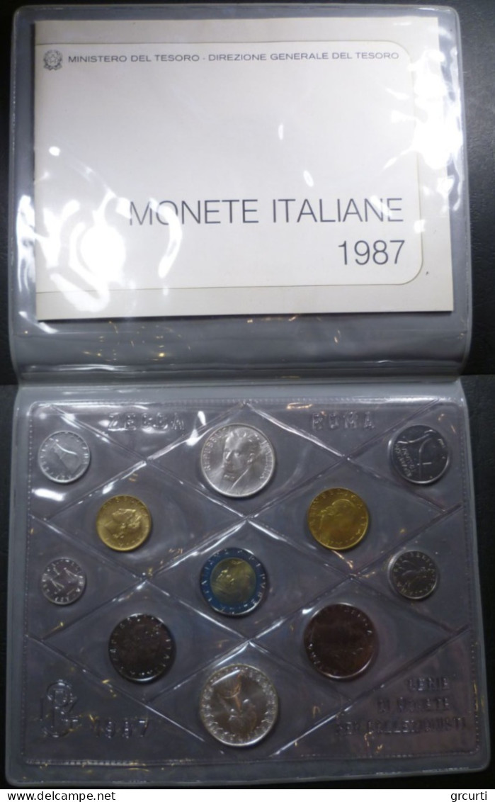 Italia - 1987 - Serie Divisionale - Giacomo Leopardi - Mint Sets & Proof Sets