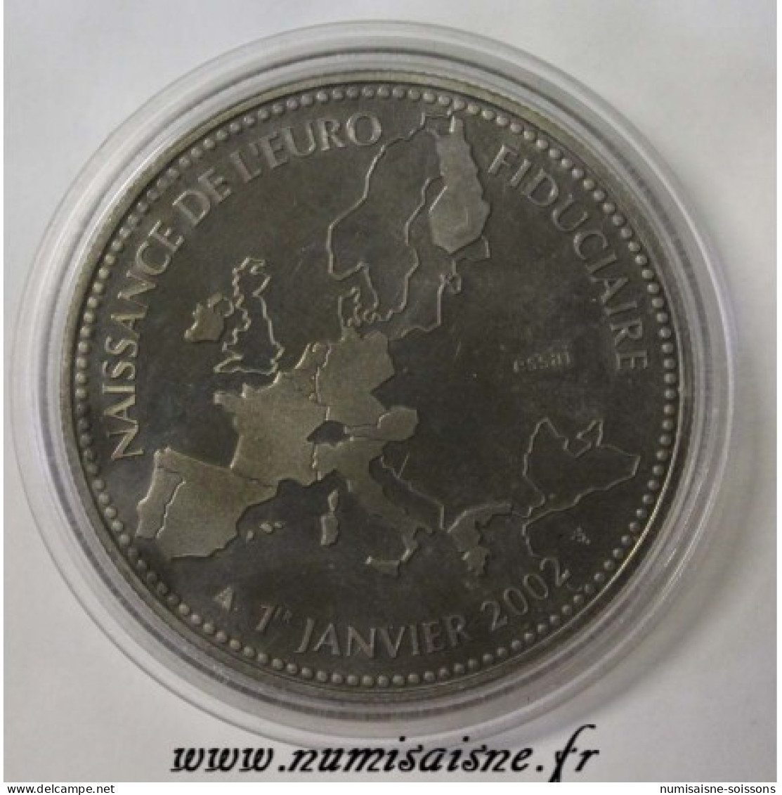 FRANCE - MÉDAILLE - NAISSANCE DE L'EUROPE - 2002 - Sonstige & Ohne Zuordnung