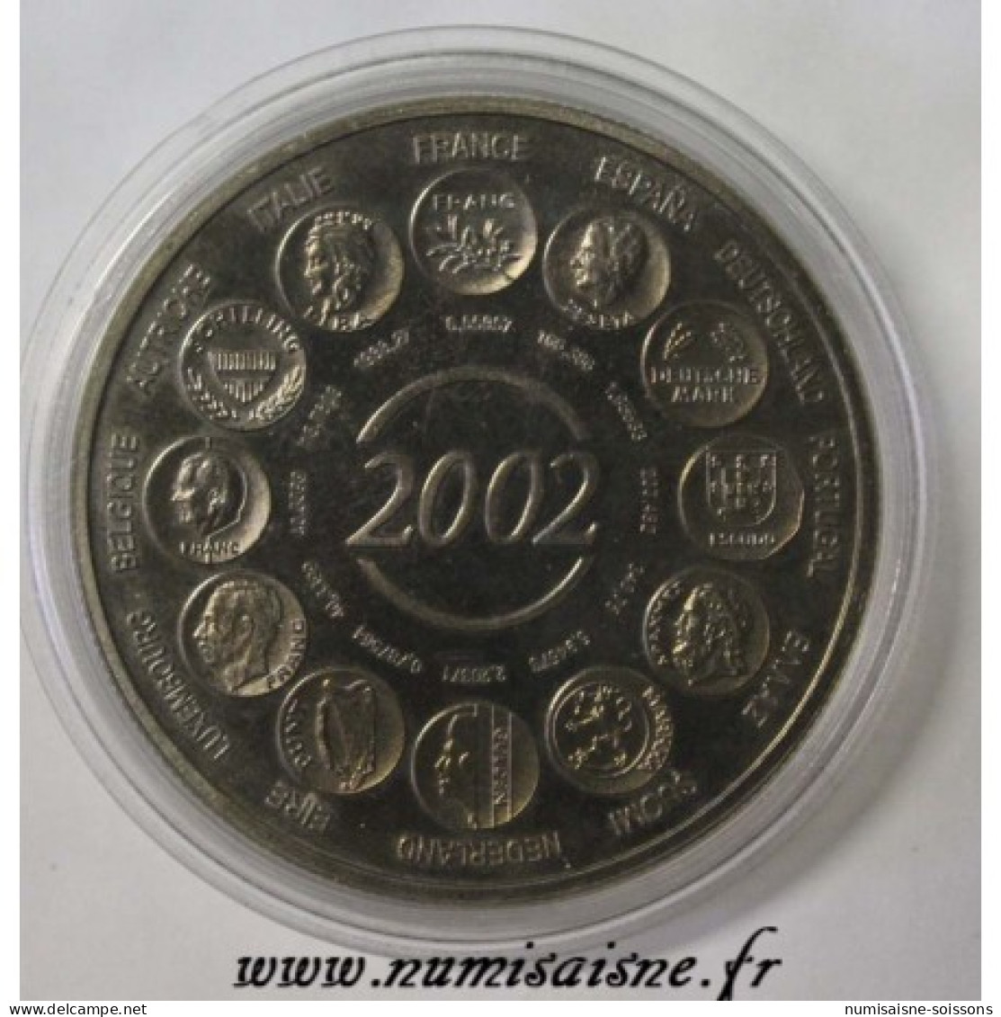 FRANCE - MÉDAILLE - NAISSANCE DE L'EUROPE - 2002 - Sonstige & Ohne Zuordnung