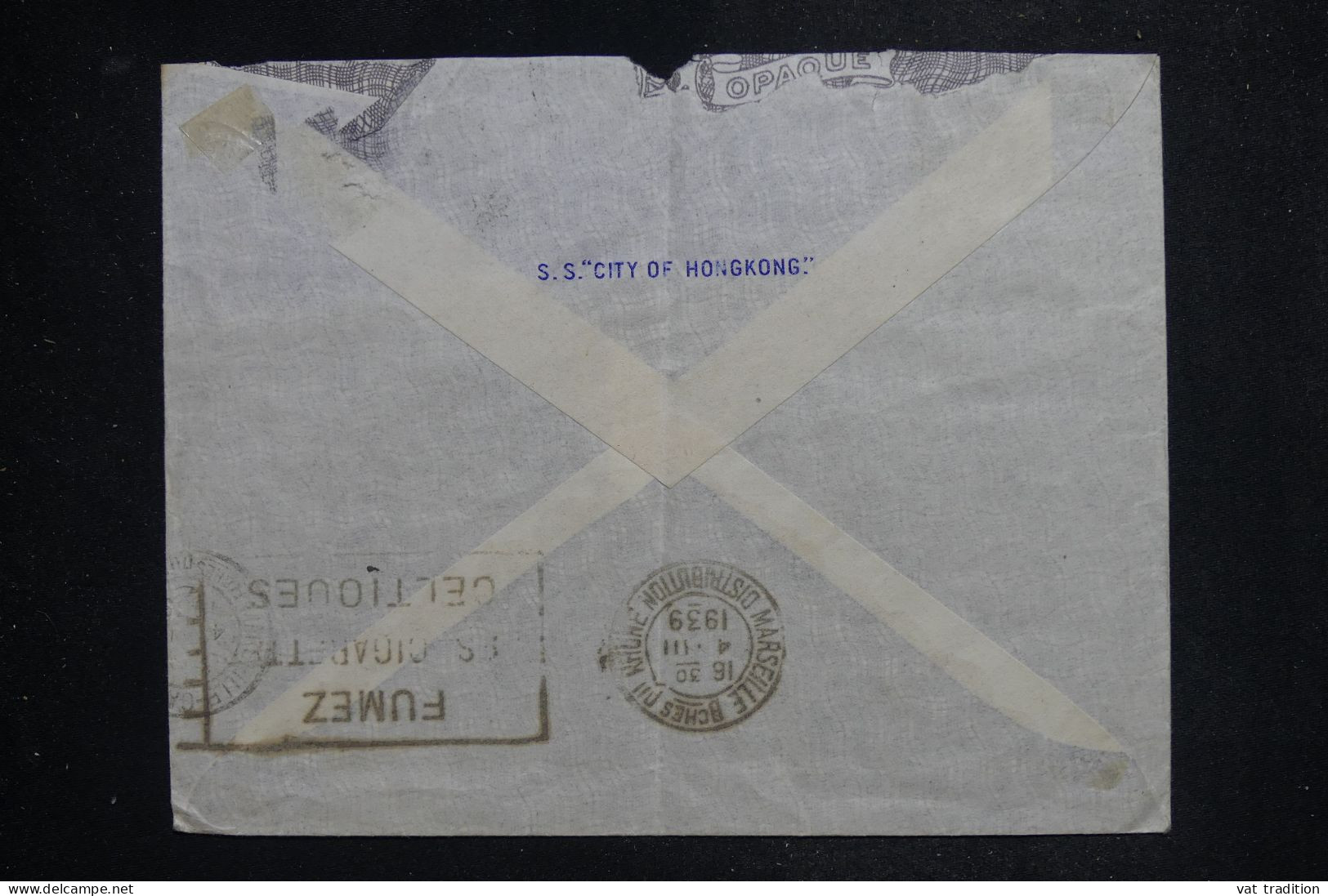 INDE ANGLAISE -  Enveloppe Pour La France En 1939 - L 151761 - 1936-47 Koning George VI