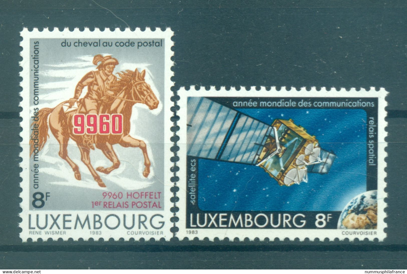 Luxembourg 1983 - Y & T N. 1028/29 - Année Mondiale Des Communications (Michel N. 1078/79) - Nuovi