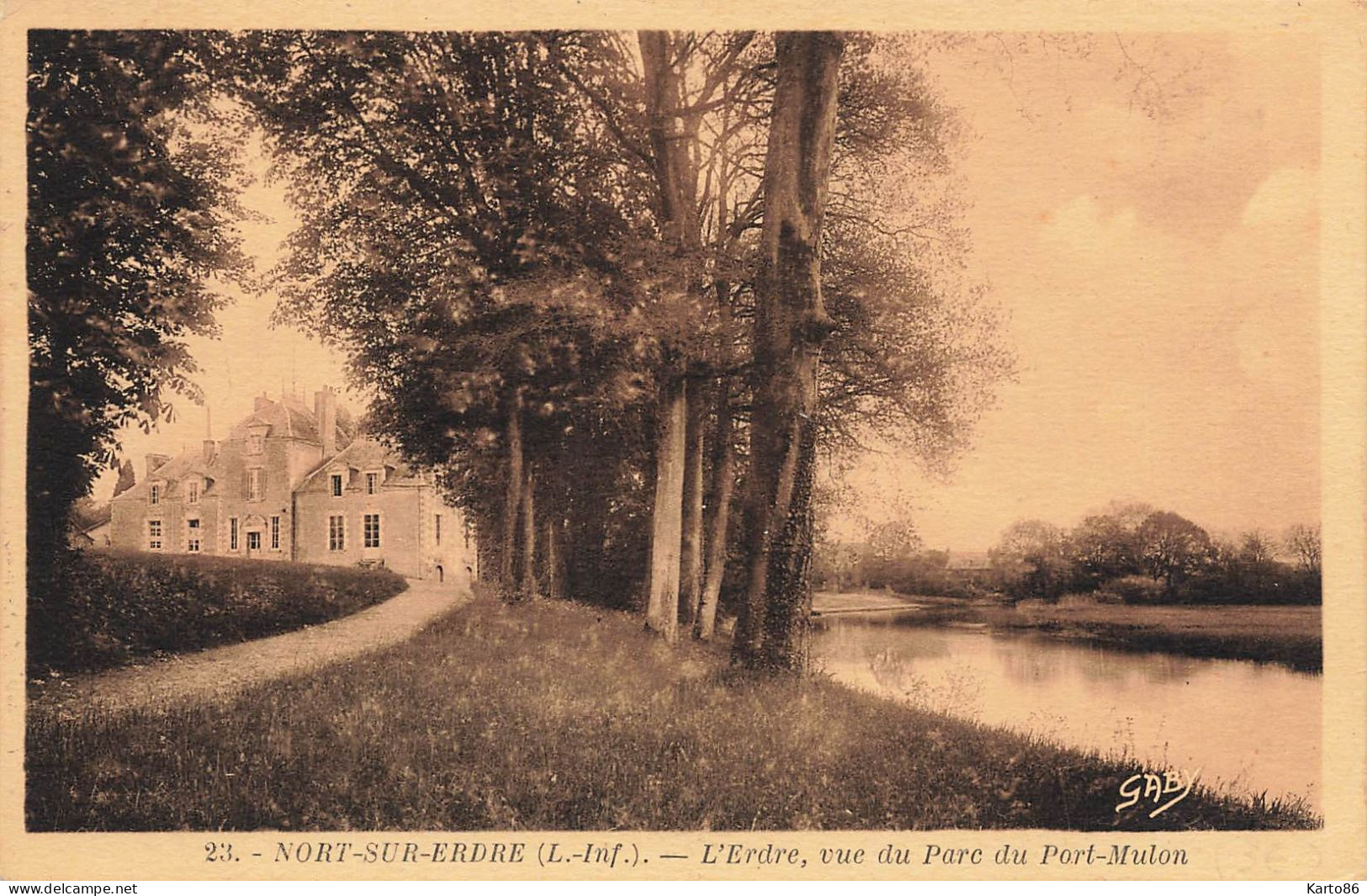 Nort Sur Erdre * L'erdre , Vue Du Parc De Port Mulon - Nort Sur Erdre