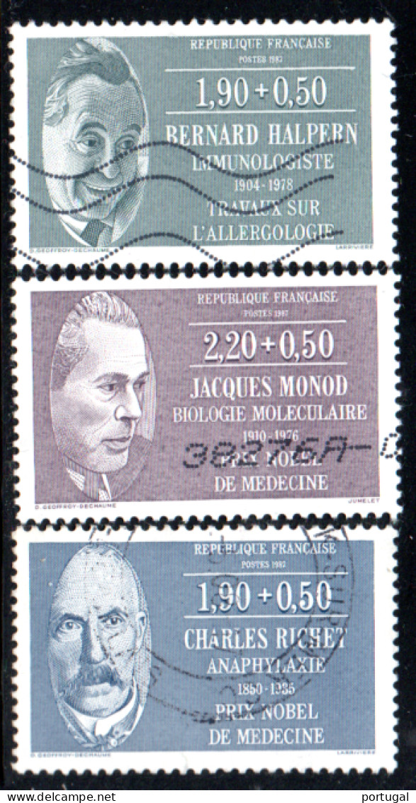 N°2454,56,59 - 1987 - Usados