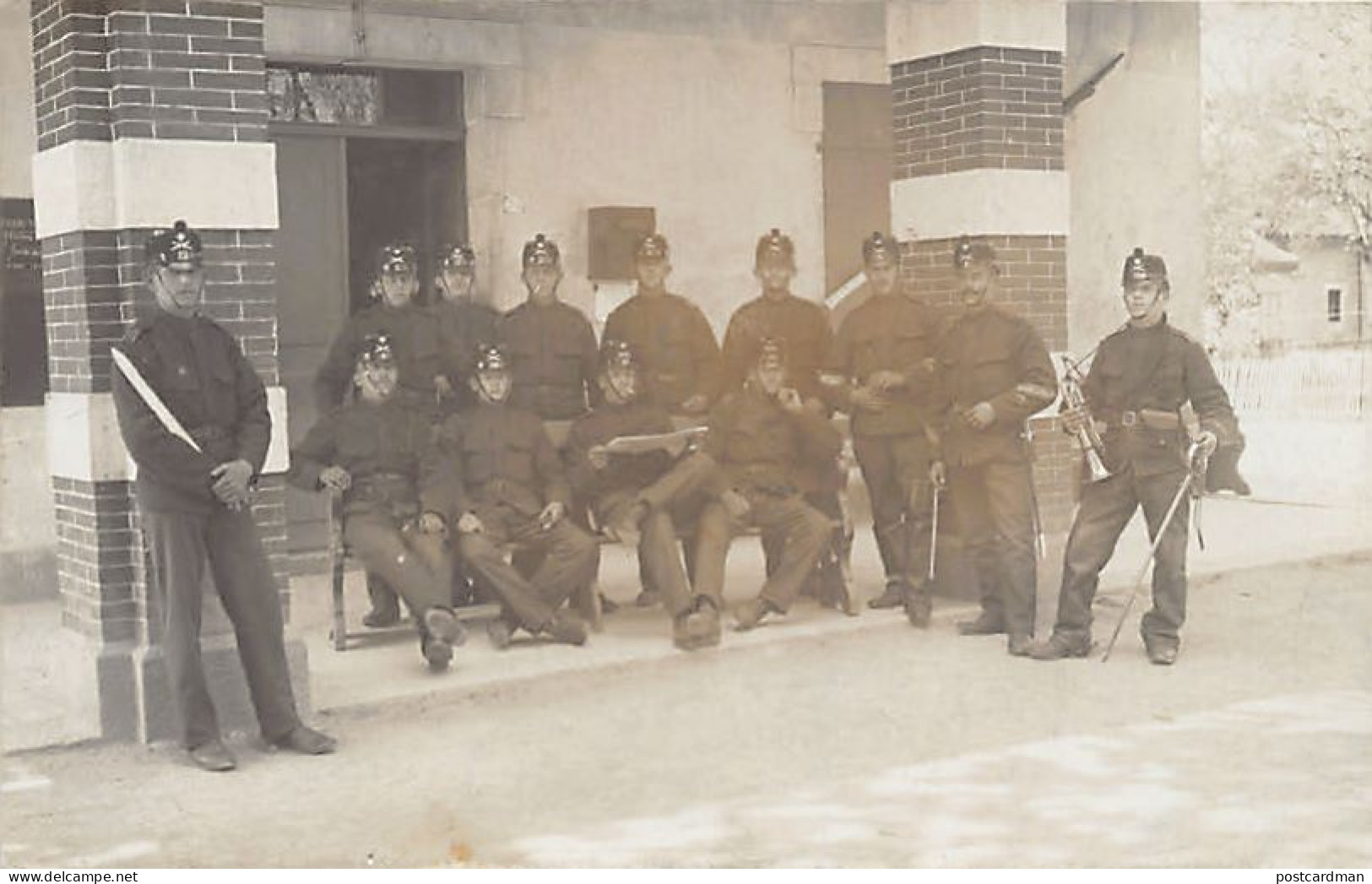 BIÈRE (VD) Artillerie De Campagne - Ecole De Recrues - CARTE PHOTO Année 1910 - Ed. Inconnu  - Bière