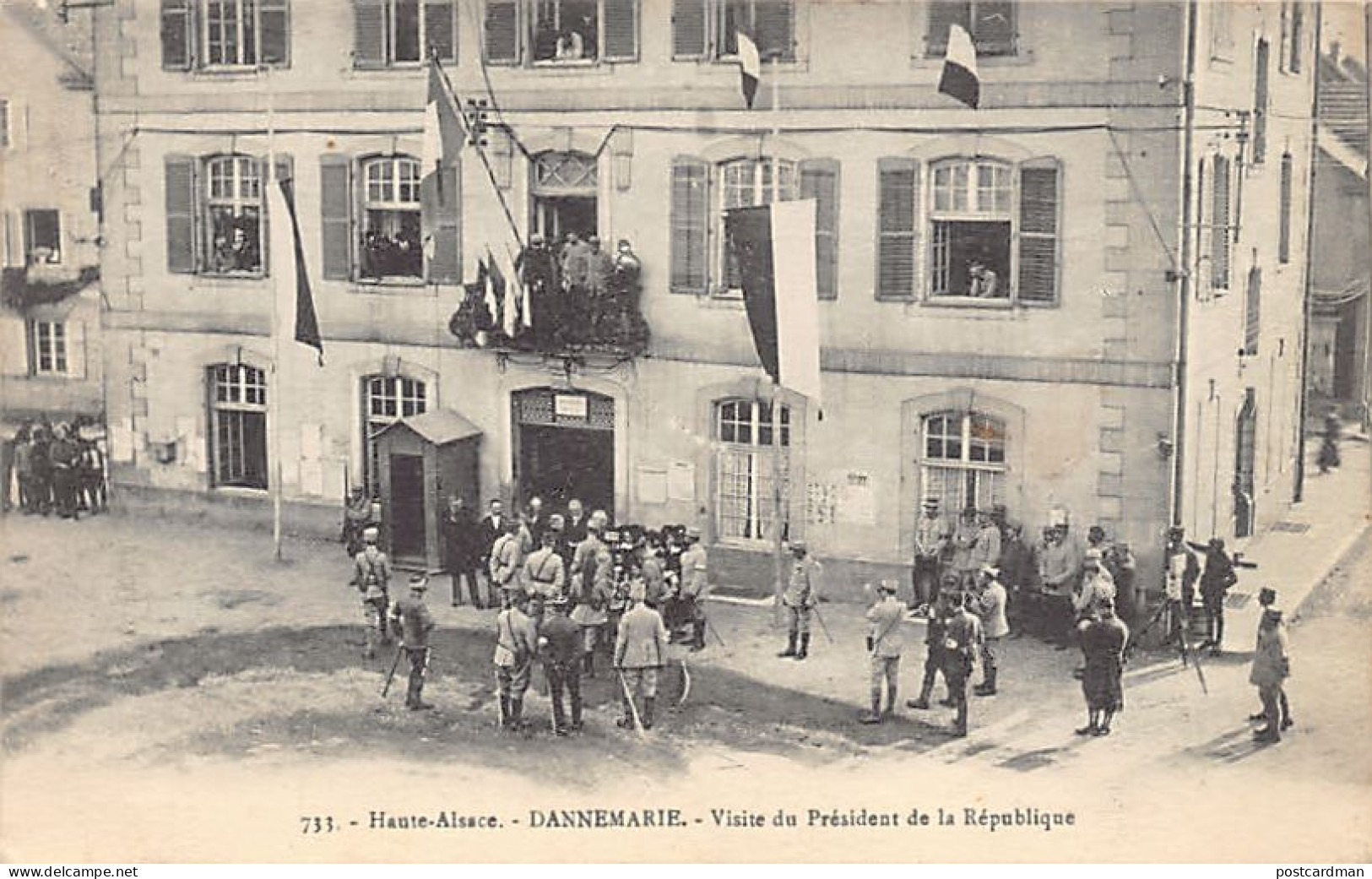 DANNEMARIE - Visite Du Président De La République Poincaré - Ed. Chadourne - Dannemarie