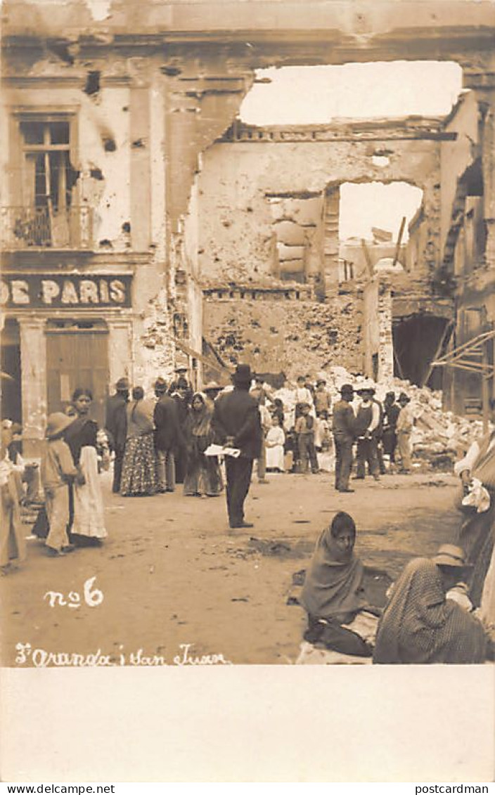 Ciudad De México - Decena Trágica (del 9 Al 19 De Febrero1 De 1913) - 3a Granda Y San Juan - POSTAL FOTO - Ed. Desconoci - Messico