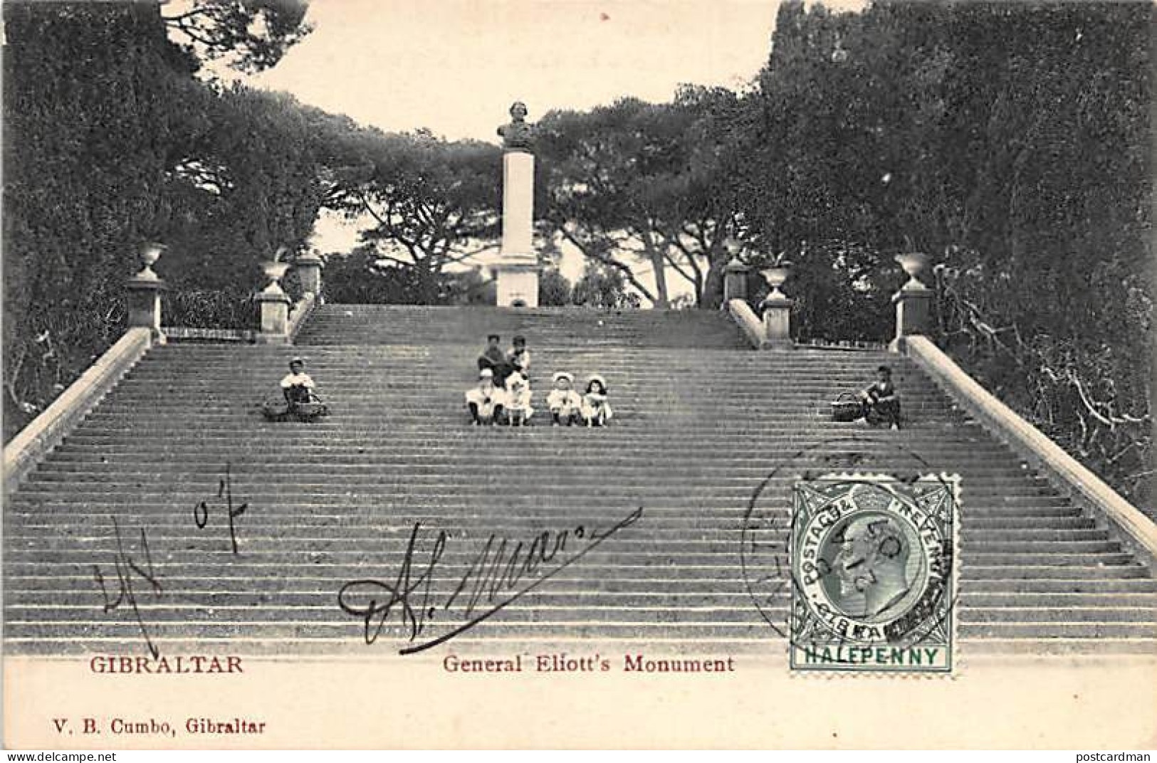 GIBRALTAR - General Eliott's Monument. - Gibraltar