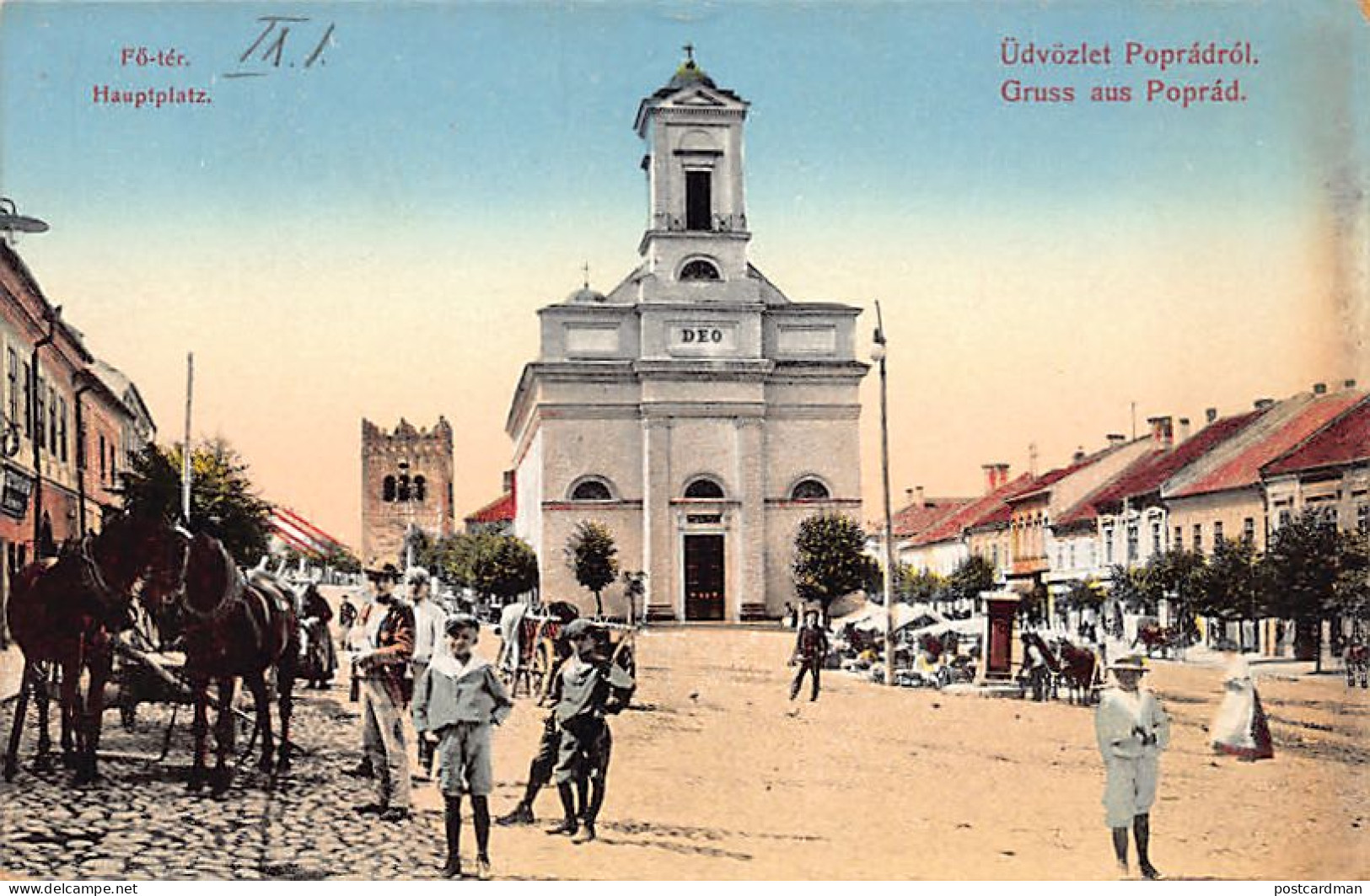 SLOVENSKÁ Rep. Slovakia - POPRAD - Main Square - Slovaquie