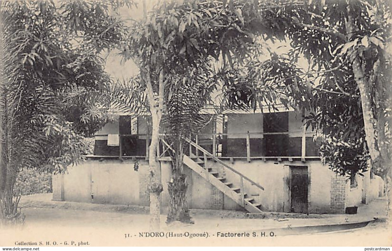Gabon - N'DORO - Factorerie S.H.O. Société Haut-Ogoué - Ed. S.H.O. - G.P. 31 - Gabon