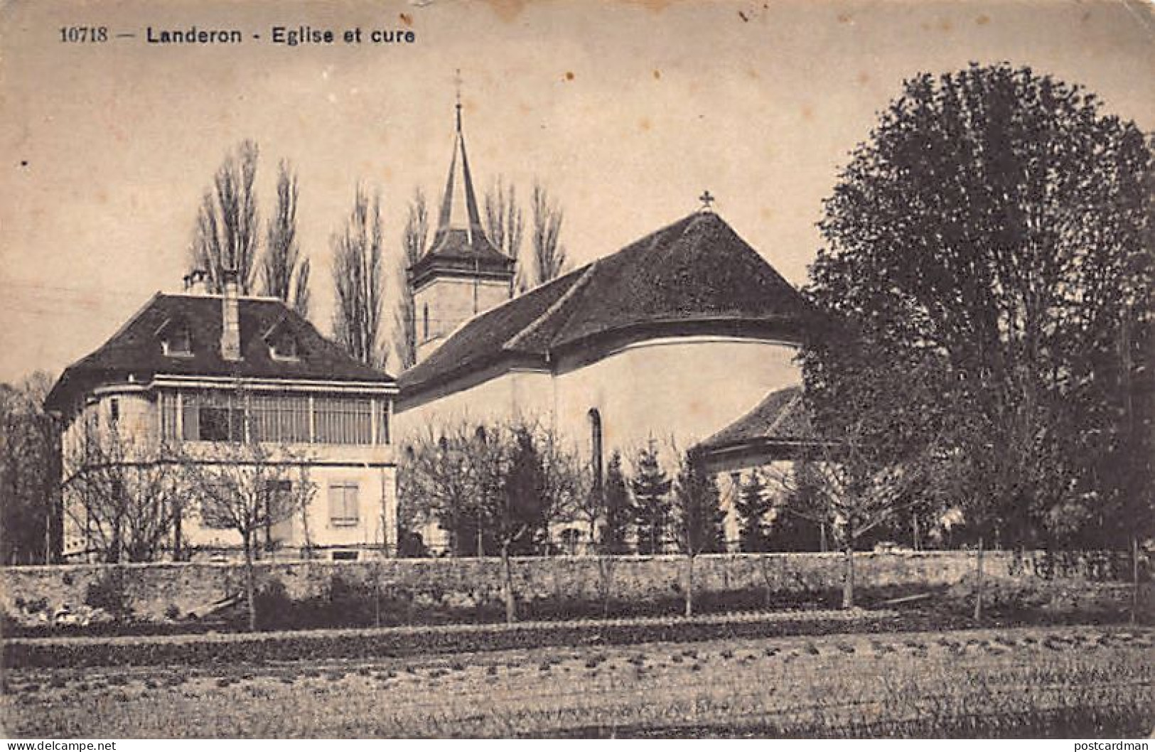 Suisse - Le Landeron (NE) - Eglise Et Cure - Ed. Phototypie Co 10718 - Le Landeron
