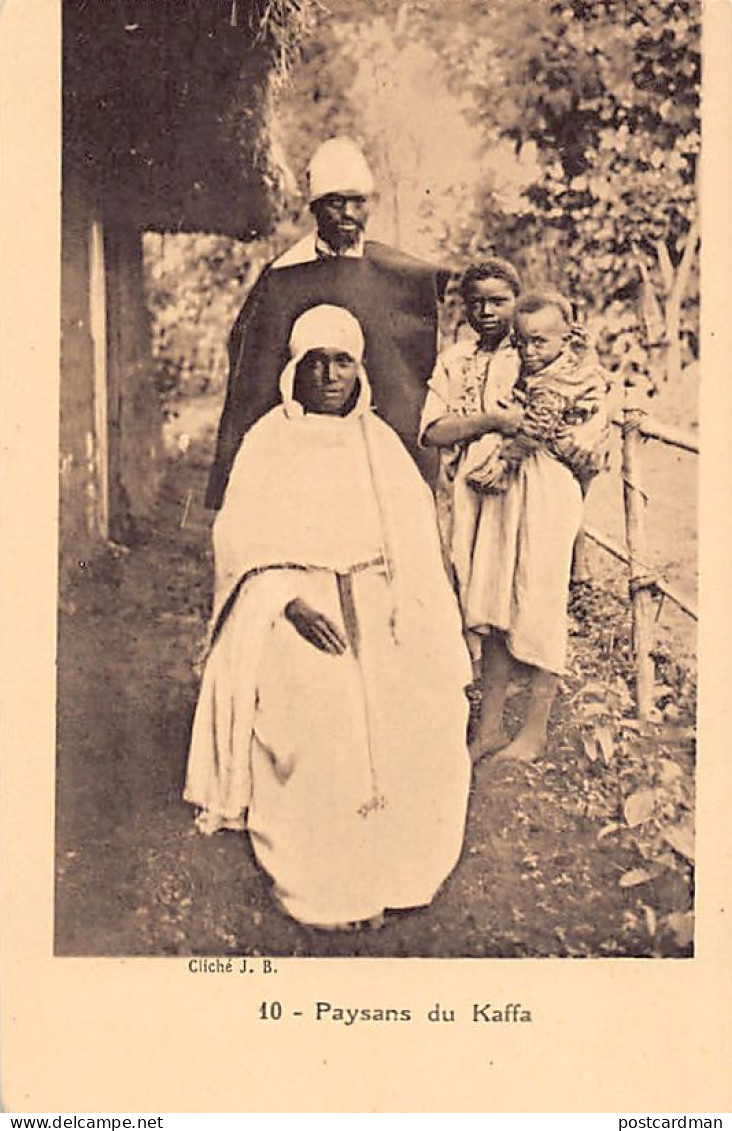 Ethiopia - Peasants From Kaffa Province - Publ. J. B. 10 - Etiopia