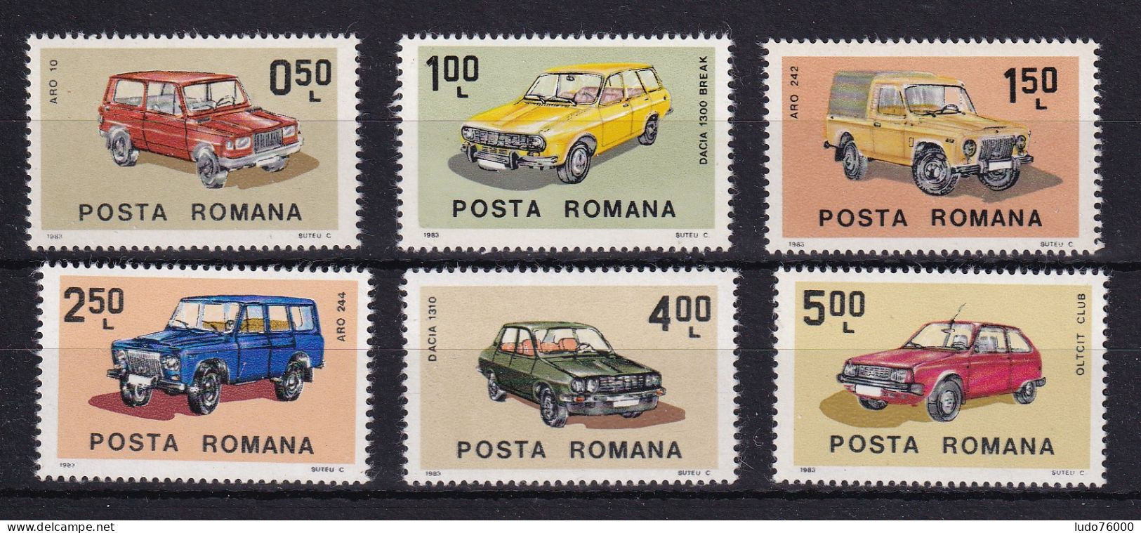 D 785 / ROUMANIE / LOT N° 3443/3448 NEUF** COTE 6.50€ - Sammlungen