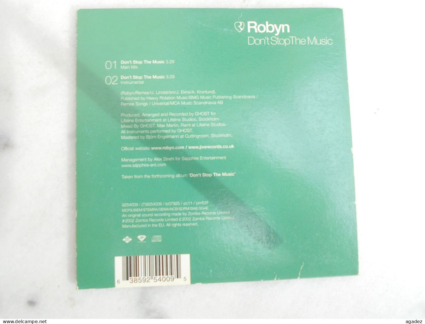 CD Single Robyn Don't Stop The Music - Otros - Canción Inglesa