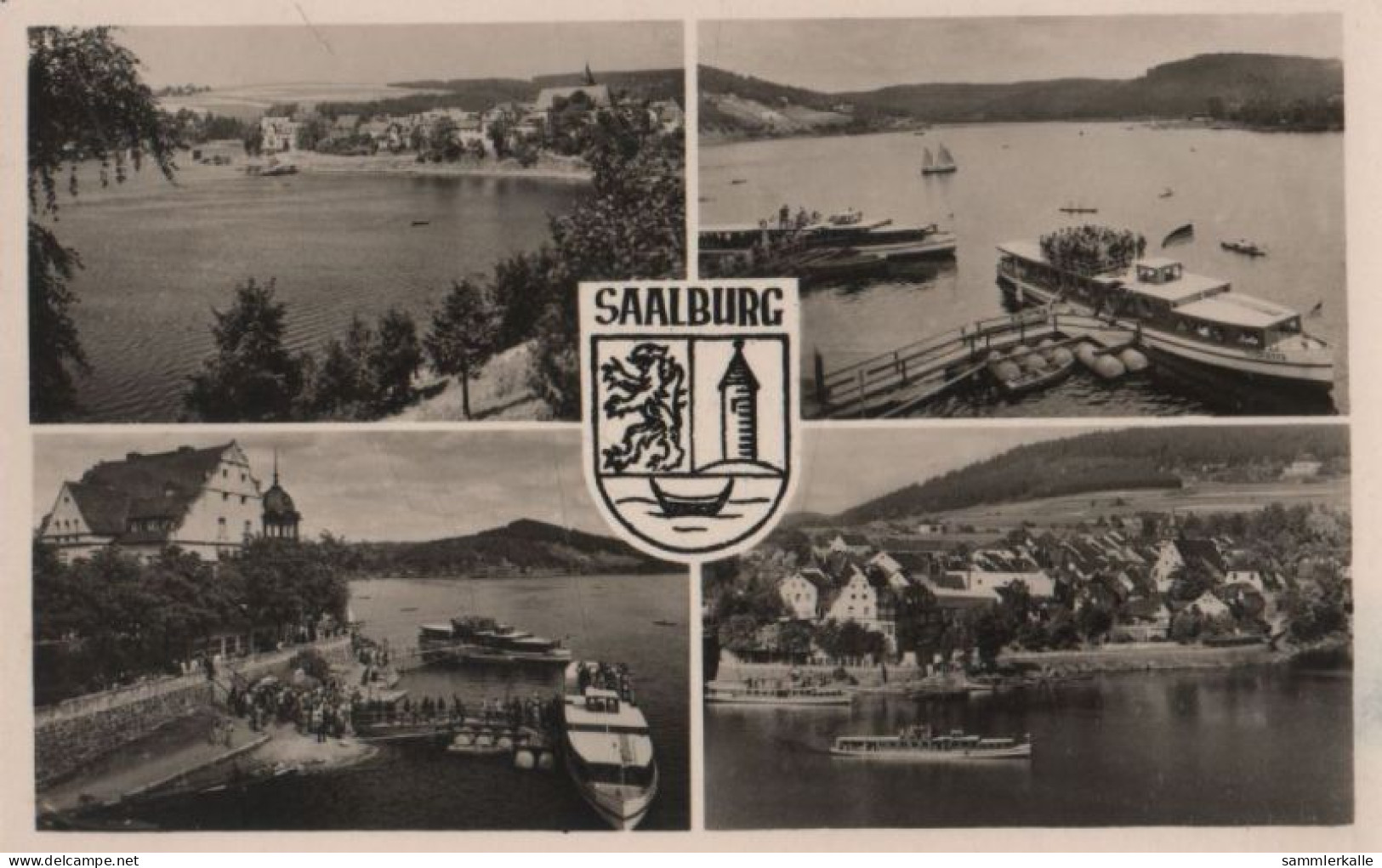 88145 - Bad Homburg, Kastell Saalburg - Mit Bleiloch-Saaletalsperre - 1956 - Bad Homburg
