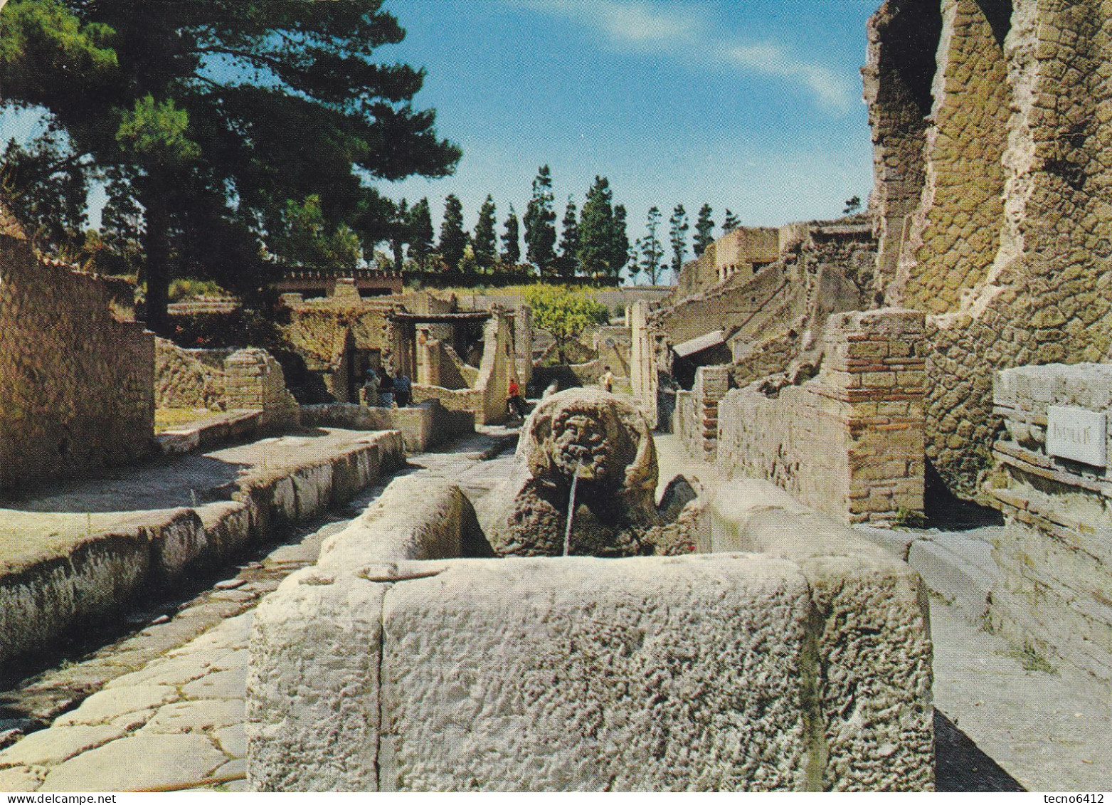 Ercolano(napoli) - Fontana Di Nettuno E V° Cardo - Non Viaggiata - Ercolano