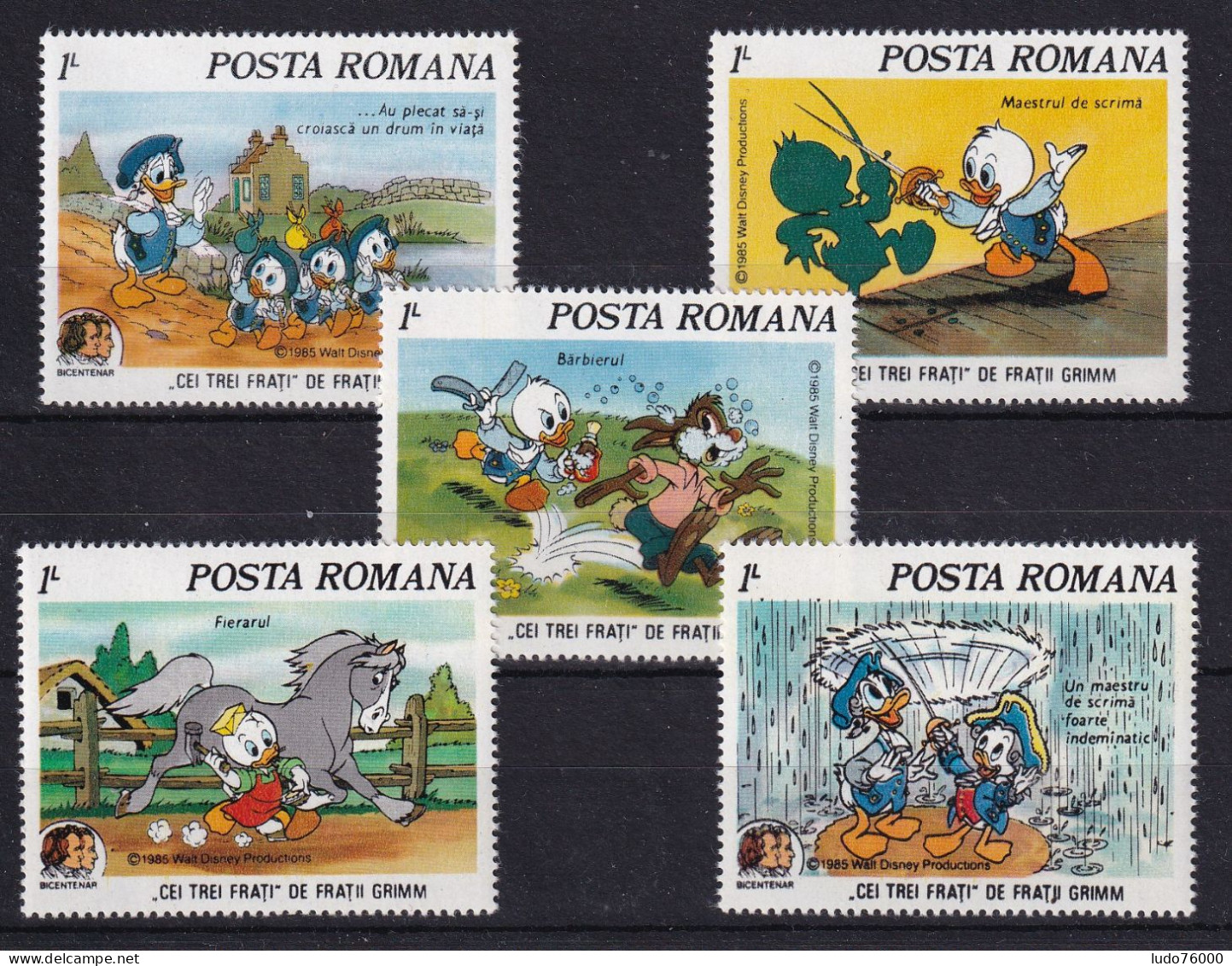 D 785 / ROUMANIE / LOT N° 3638/3642 NEUF** COTE 32.50€ - Collections